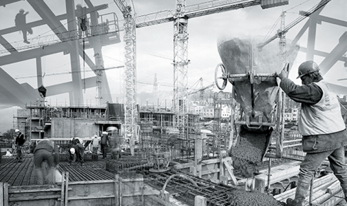 Worker Moving Concrete Thumbnail